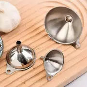 3 Pieces Kitchen Funnel Set Oil Liquid Funnel for Powder Filling Bottles