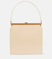[Saint Laurent] Saint Laurent Nuit Blanche leather shoulder bag One Size white