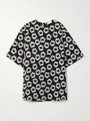 [Ulla Johnson] Ulla Johnson - Remy Recycled Fil Coupé Faille Tunic - Black - US12 US 12 Black