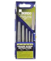 Bordo Square Screw Extractor Set No.1 to 5