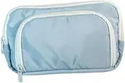 Summer Fresh Color Pencil Case Pen Bag Dual Layer Front Open Pocket Storage Pouch for Stationery School