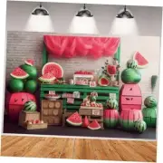 Summer Fruit Photography Backdrops Watermelon Cake Smash Background Newborn
