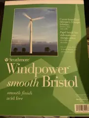 Lot of 2 Strathmore Windpower Smooth Bristol Pad 9" x 12" Each 15 sheets