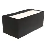 Brilliant Lighting 12W LED Black Hayes Wall Light Exterior - AUSTRALIA BRAND