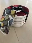 John Derian Target 4 Pk Melamine Dessert Bowls 12oz