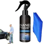 Coating Spray | Nano Detailing Polishing Spray - UV-Protection Hydrophobic Coating Agent for Headlight Marine Motorcycle RV Boat Home Glass Window Mirror Door
