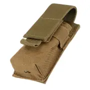 Tactical Molle Flashlight Storage Holder Belt Holster Pouch Torch Carrying Case