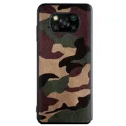 2PC Camouflage PU Leather Case for Google Pixel 4 Case Cover with TPU+PC 2in1 Material