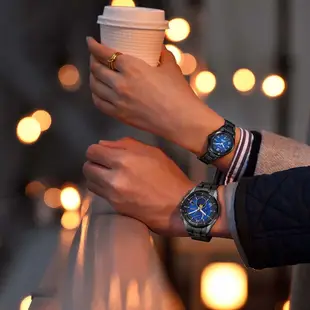 ∣聊聊可議∣CITIZEN 星辰 星空藍 限量 鈦 光動能電波情侶手錶 對錶 BY1007-60L+EE1007-75L