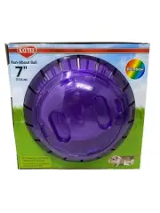 Kaytee Run-About Ball 7" Rainbow Exercise Ball For Small Animals purple