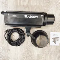 在飛比找蝦皮購物優惠-二手GODOX 神牛 SL-200W LED攝影燈 白光版 