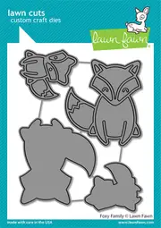 Lawn Fawn Foxy Family Die