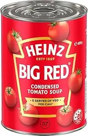 Heinz Big Red Condensed Tomato Soup Vegetarian Creamy Soup Canned Soup Tinned Soup 420g