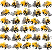 36 Pcs Construction Engineering Trucks Small Digger Truck Toys Pull Back Vehicle