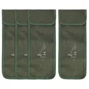 Tent Stakes Bags [4PCS L] - Tent Peg Storage Bags - [Green] Spikes Peg Pouch