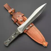 Rare!! Custom Handmade Combat Gladius Short Sword Dagger Micarta Handle