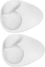 [FRCOLOR] 1Pair Silicone Pads Removable Inserts for Enhanced Bust Shape Comfortable Cups for Swimwear Sports Bras and Bikinis