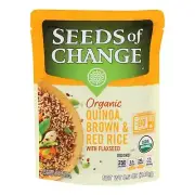 Seeds of Change Organic Quinoa Brown and Red Rice with Flaxseed - Case of 12 ...