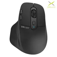 在飛比找有閑購物優惠-DeLUX M912DB 人體工學光學滑鼠