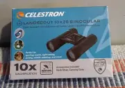 Celestron LandScout 10x25 Binocular - Roof Prism - Black