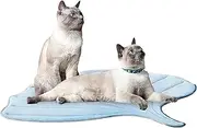 Aceirropy Cooling Mat for Dogs - Washable Self-Cooling Mat for Dogs Cats,Breathable Portable Blanket Plant Shaped Bed Non-Slip Pet Accessories for All Breeds Kitten Puppy Small Travel