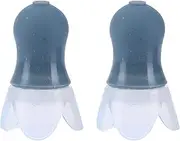 XIASABA Swimming Earplugs Flying Noise Reduction Silicone Ear Plug With Black Sealing Bottle Gray Earplug Comfortable Soft Non Odor For S (Grey earplugs + black bottle)