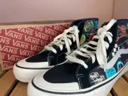 Vans Sk8-Hi 138 Decon V66 Black Multicolor Size 9.5 Men's 11 Women's New w/ Box