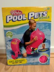 Wahu Inflatable Ride On Pool Pet Koala Extra Durable Age 6+ Summer Fun 78cm Tall