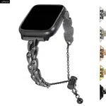 適用於 IWATCH SHINY RHINESTONE PEACOCK 羽毛形狀設計的URVOI 錶帶 9 876 SE