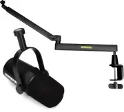 Shure MV7X Dynamic Broadcast Microphone - Black