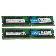 Crucial 64GB 2X32GB DDR4 2933MHz PC4-23400 2RX4 ECC Registered RDIMM Memory Ram