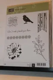 e Stampin Up Choose Happiness 7 pc NUM