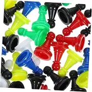 ORFOFE 96pcs Game Tokens for Board Games Educational Chess Pieces for and DIY Crafts Enhance Logic and Imagination Skills Random Color