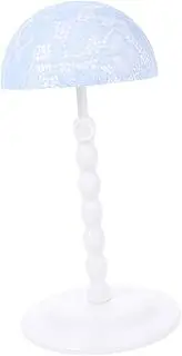 LOORGVEL Dome Shape Adjustable Cap and Wig Storage Holder Elegant Tabletop Display Stand for Hairpieces Hats and Wigs Stable and Durable Design for Professional Presentation