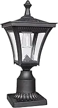 Takasho Solar Post Coach Light, Black (TK53550)