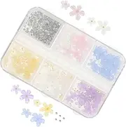 KAILIKETIY Nail Art Charms Flower Decorations Flower Nail Accessories for DIY Manicure for Salon and Home Use Unique Design