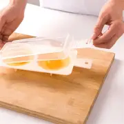 Steamer Tool Egg Steamer Eggs Chicken Microwave Double Cup Draining Egg Boiler