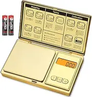 GRAM PRES Digital Pocket Scale 300g/0.01g Accuracy，Small Jewelry Coin Powder Scales Digital Weight Grams and oz, Digital Gold Gram Scale with LCD