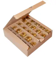 Box of 25 G50 Mercury Gold 2” 7W C9 E17 Base String Light Replacement Bulbs