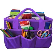 Multi Pocket Storage Bag Large Capacity Craft Sewing Organizer Foldable Handbag