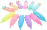 OFFSCH 12pcs Cute Cartoon Highlighters Kawaii Watercolor Markers for Office School Smooth Writing Fluorescent Pens for Note Taking Creative Projects
