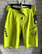 Fox Racing Demo Freeride FR Short Day Glo Green 34 NWT