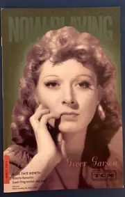 Greer Garson / TCM magazine NOW PLAYING cover story / ROBERT OSBORNE / 2013