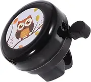 SUPVOX Lovely Pattern Bike Bell for Durable Loud Ringing Tone Weather Resistant Unique Owl Design for Scooters and Bikes