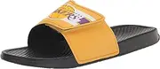 FOCO Men's NBA Team Logo Sport Legacy Stripe Slide Sandals