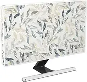 Baocicco Bohemian Floral Monitor Dust Covers 22, 23, 24, 25 Inch Artistical Boho Botanical Decorative Water Proof Computer Covers for Desktop PC Protector Full Body Cover for Computer Screen