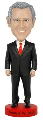 Royal Bobbles Presidents George W Bush bobblehead figure 010214