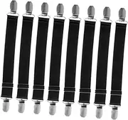 MOLUCKFU 8pcs Boot Clip Ties Motorcycle Riding Pants Clips Motorcycle Boot Straps Boot Pants Leg Clips Motorcycle Pants Clip Replacement Motorcycle Pants Leg Clips Outdoor Riding Supply