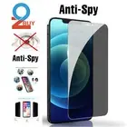 For iPhone 12 11 Pro XS Max XR X 8 Plus Anti-Spy Screen Protector Privacy