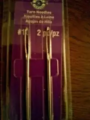 (NEW) Loops & Threads 2 1/8" Steel Size #13 YARN Needles - 2 Needles- Free Ship